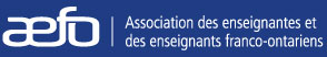 Logo de l'association des enseignantes et des enseignants franco-ontariens